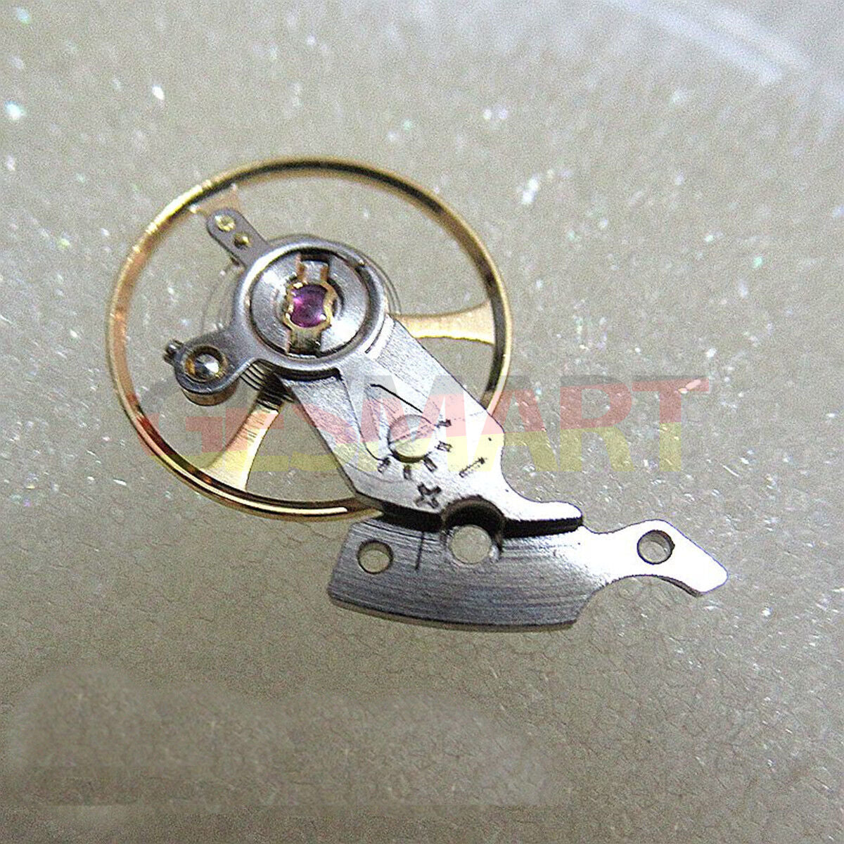 Silver Balance Wheel with Splint for SHANGHAI 2824 2836 2834 watch movement, precision accessory.