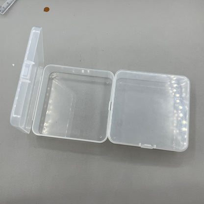 10 PIECES Mini Square Toolbox Box Container Storage Case Hinged Lid (2.8x9.5x9.5cm)