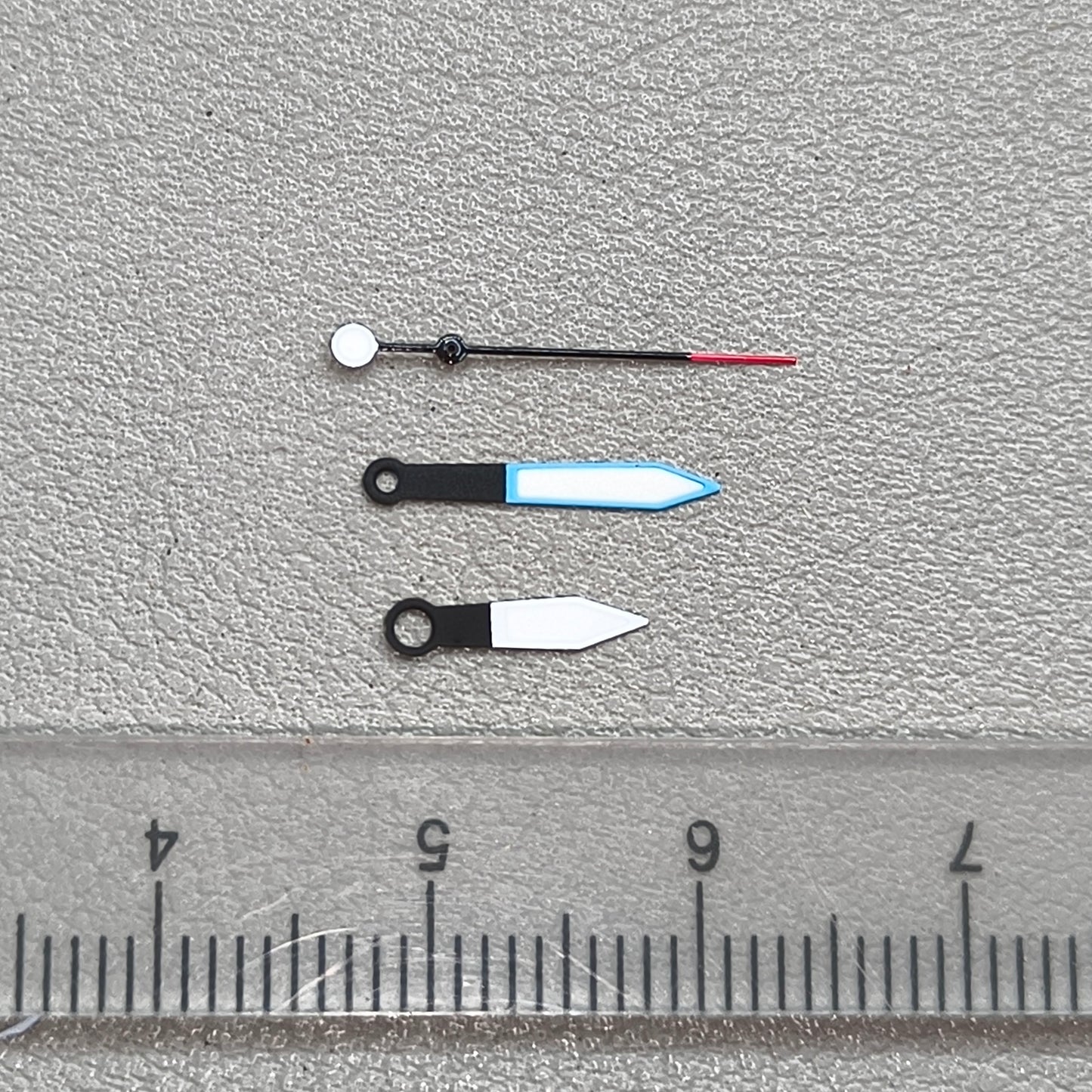 2 Sets/Pack Blue Trim Green Luminous Watch Hands For NH35A NH36A Movement