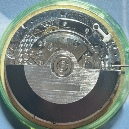 China Made Dandong 7750 Mechanical Movement Small Second At 6/9/12 Black Disk