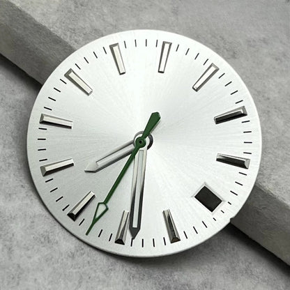 28.5mm Dial Watch Modified Green Luminous Dial For NH35 NH36 4R 7S Movement