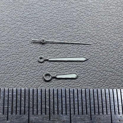 2 Sets Silver Trim Green Lume Watch Hands for Ronda 515 Movement