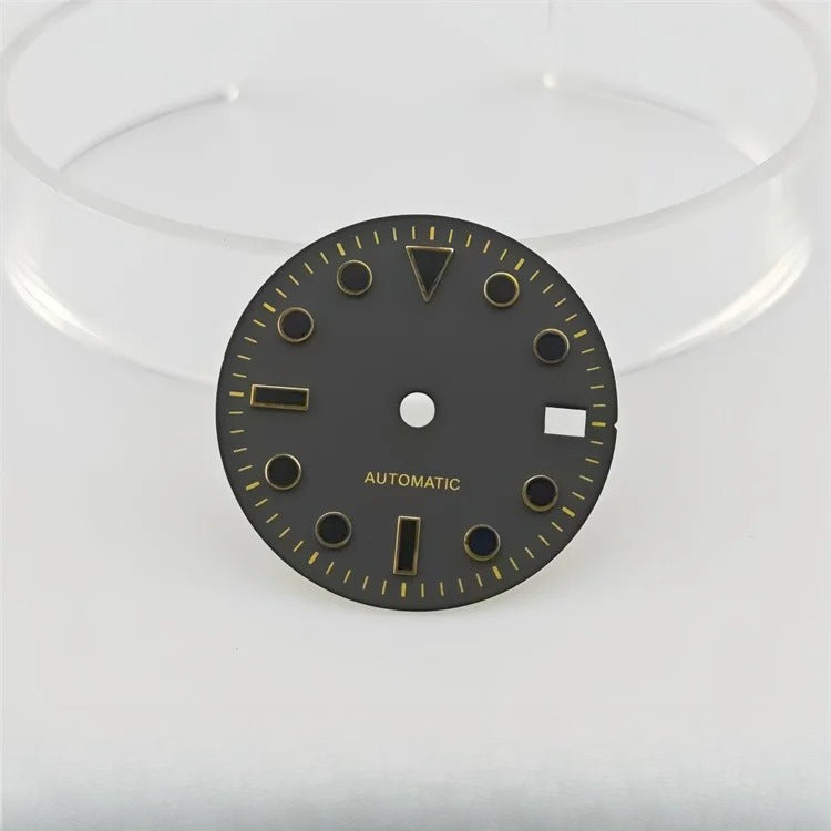 28.5mm Watch Dial Multicolor Nail SUB No Luminous for NH34/NH35 Movement