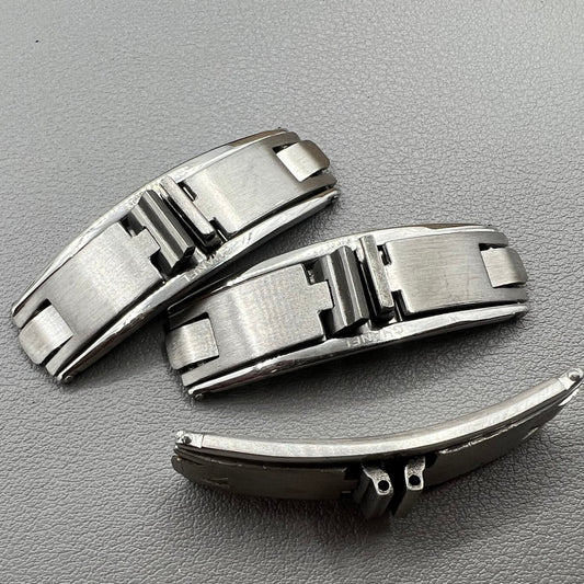 3X Edelstahl Keramik Butterfly Verschluss J12 Elastisch 7mm Breite