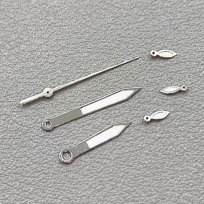 14mm Green Lume Silver Trim Watch Hands for OS10 OS60 OS80 Movement Watch Part