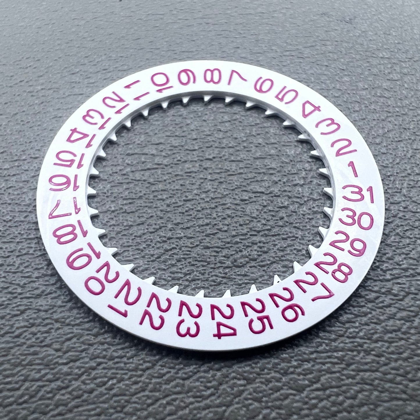 2 PIECES Red Character White Background Disk Date Wheel for NH35 NH36 Date@3