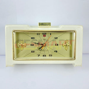 Brand New Old Stock China Made Shanghai Factory Diamond Mechanical Alarm Clock