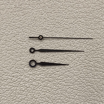 2 Sets/Pack Modified Black Trim Watch Hands for Miyota 2035 Quartz Movement