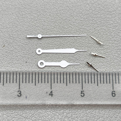 2 Sets/Pack White Trim Green Lume 6Pins Watch Hands for Miyota OS20 0S20