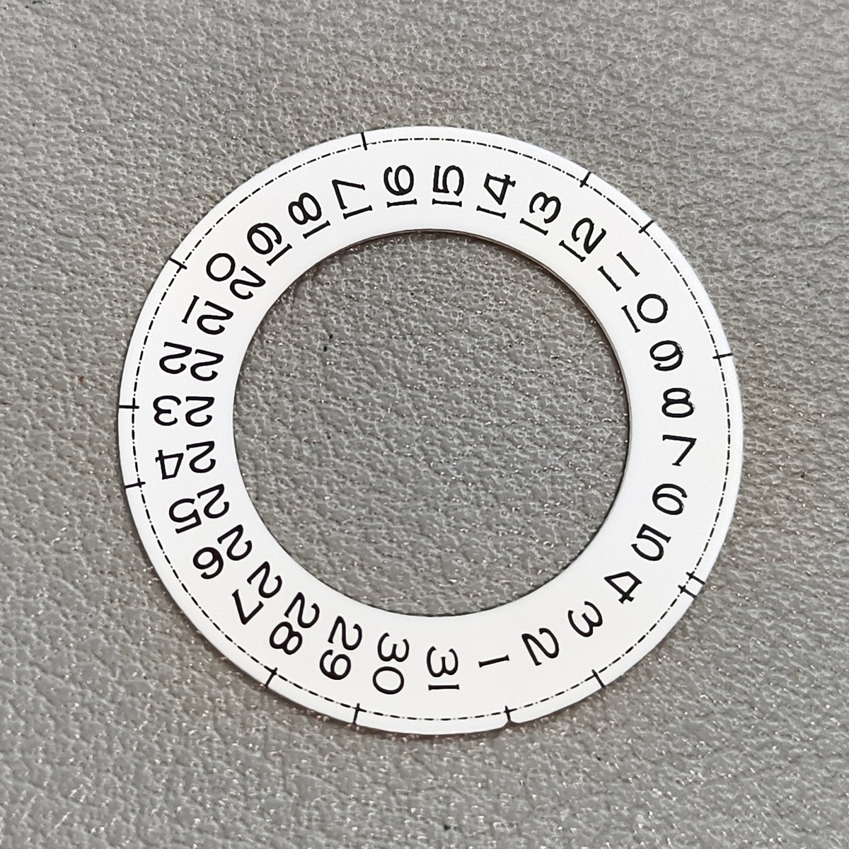 Date@3 Thickening White Date Wheel Overlay Generic for ETA 2824 Movement