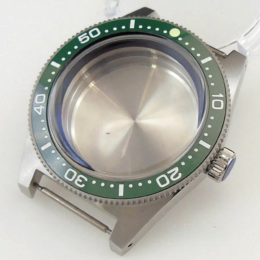 40mm Sapphire Glass Watch Case Fit NH35 NH36 Eta 2824 300M Water Resistance