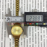 24mm HAIDA Manual Mechanical Lady Watch Golden Nail with Imitation Diamond