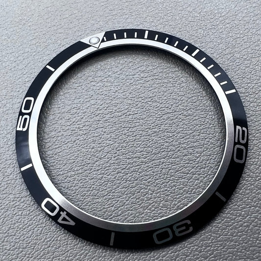 41mm Black Aluminium Alloy Watch Bezel Insert for Omega Seamaster 600
