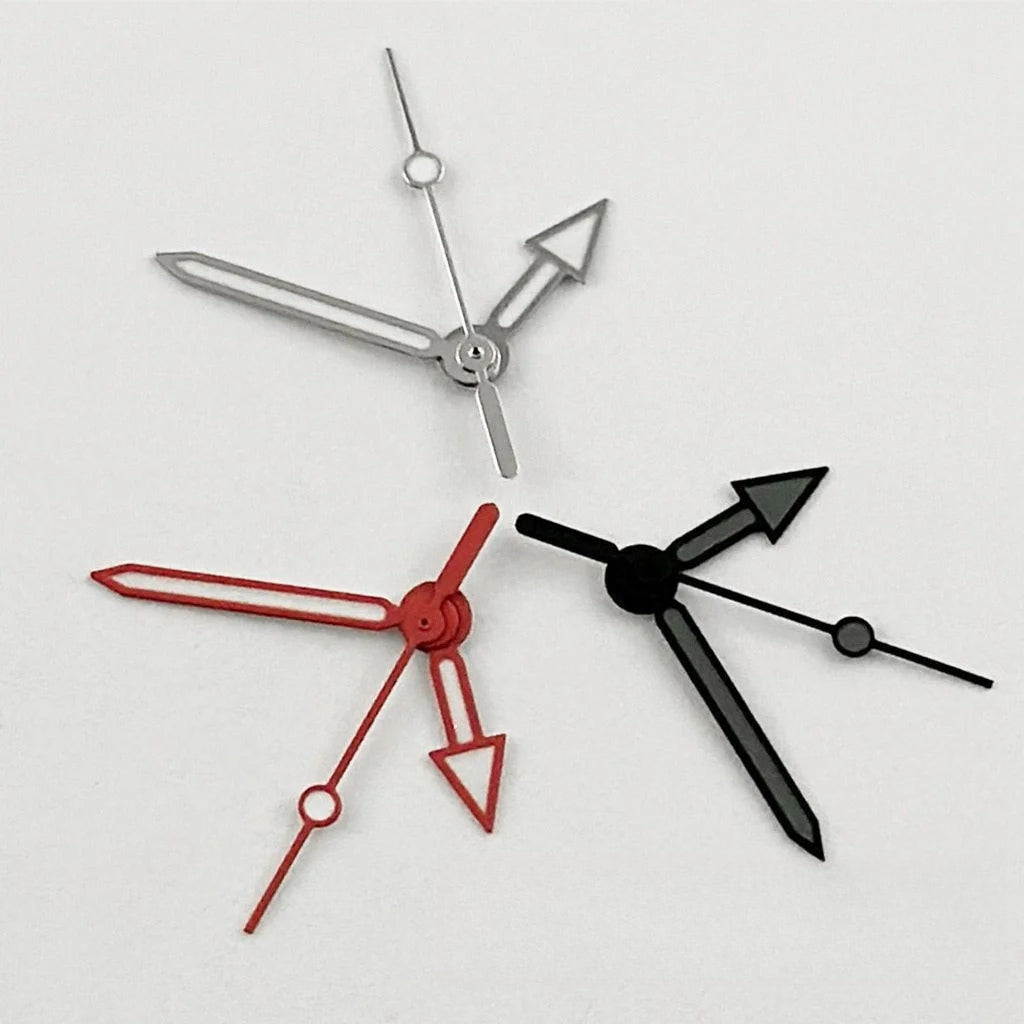 Green Luminous Red Silver Watch Hands for NH34 NH35 NH36 NH38 NH70 7002 7009