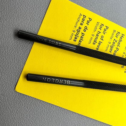 Leviers pour aiguilles de montre Bergeon 30012 Suisse, largeur 9mm