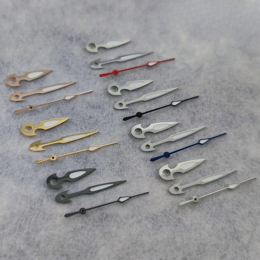 Multicolor Trim Green Luminous Watch Hands For NH34 NH35 NH36 4R 7S Movement