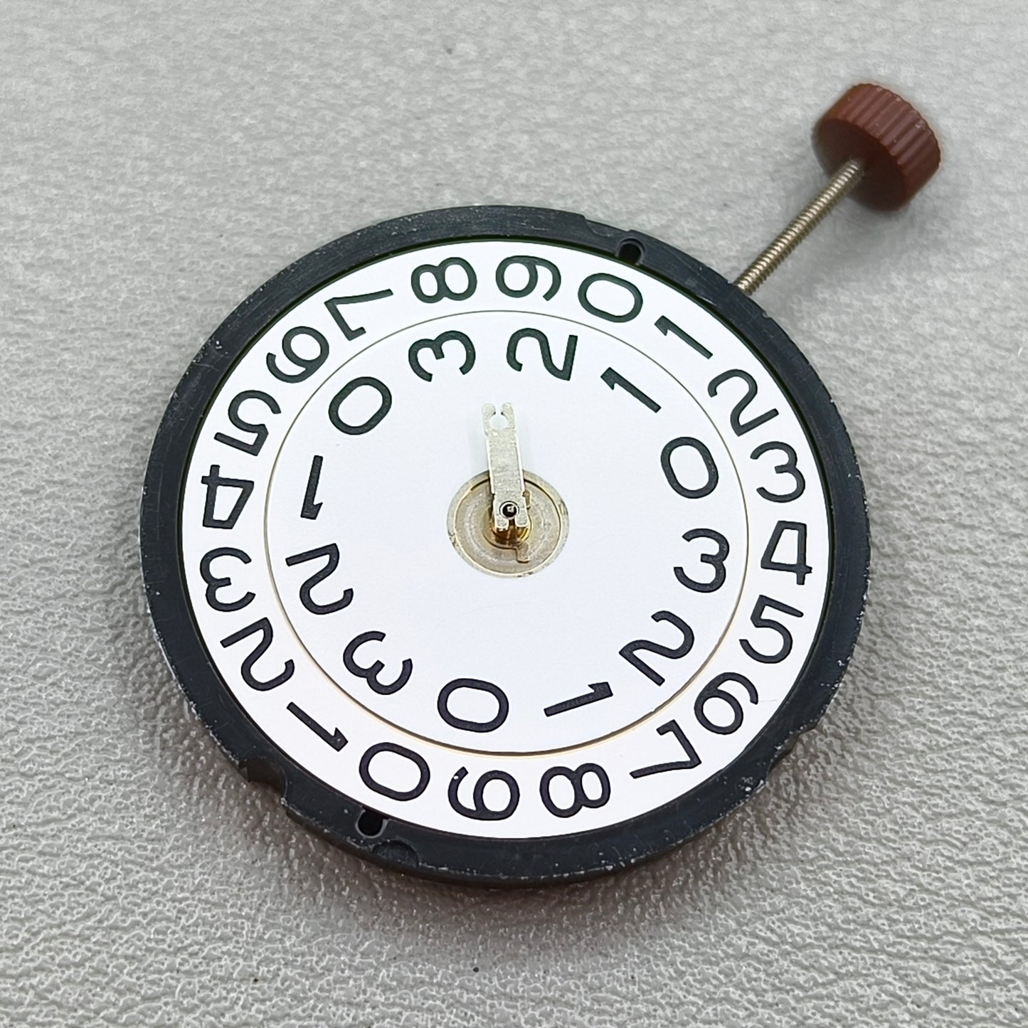 Swiss Ronda 519 Quartz Watch Movement White Disk