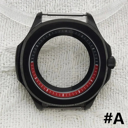 39MM Stainless Steel Colorful Ring Sapphire Glass Cover 5ATM for NH35/NH36/NH70