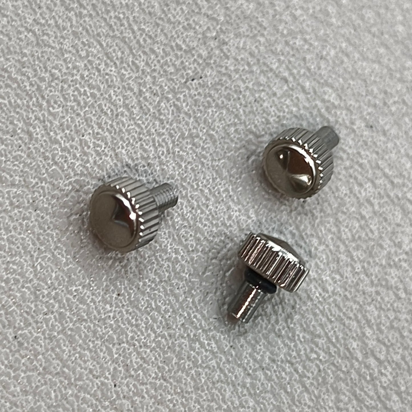 3 PIECES Replacement Watch Crown Generic Fit for 7009 7S26 Movement