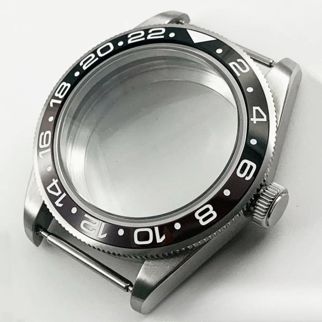 39MM Bezel Domed Sapphire Crystal Case for NH34 NH35 NH36 NH38 ETA 2824 PT5000