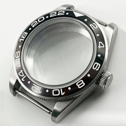 39MM Bezel Domed Sapphire Crystal Case for NH34 NH35 NH36 NH38 ETA 2824 PT5000
