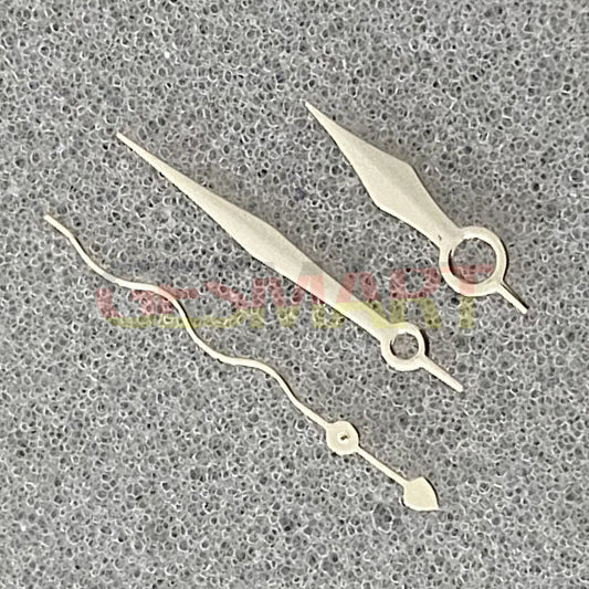 Wave-shaped second hand in black for NH35/NH36/4R/7S watch movements, enhancing time precision and style.