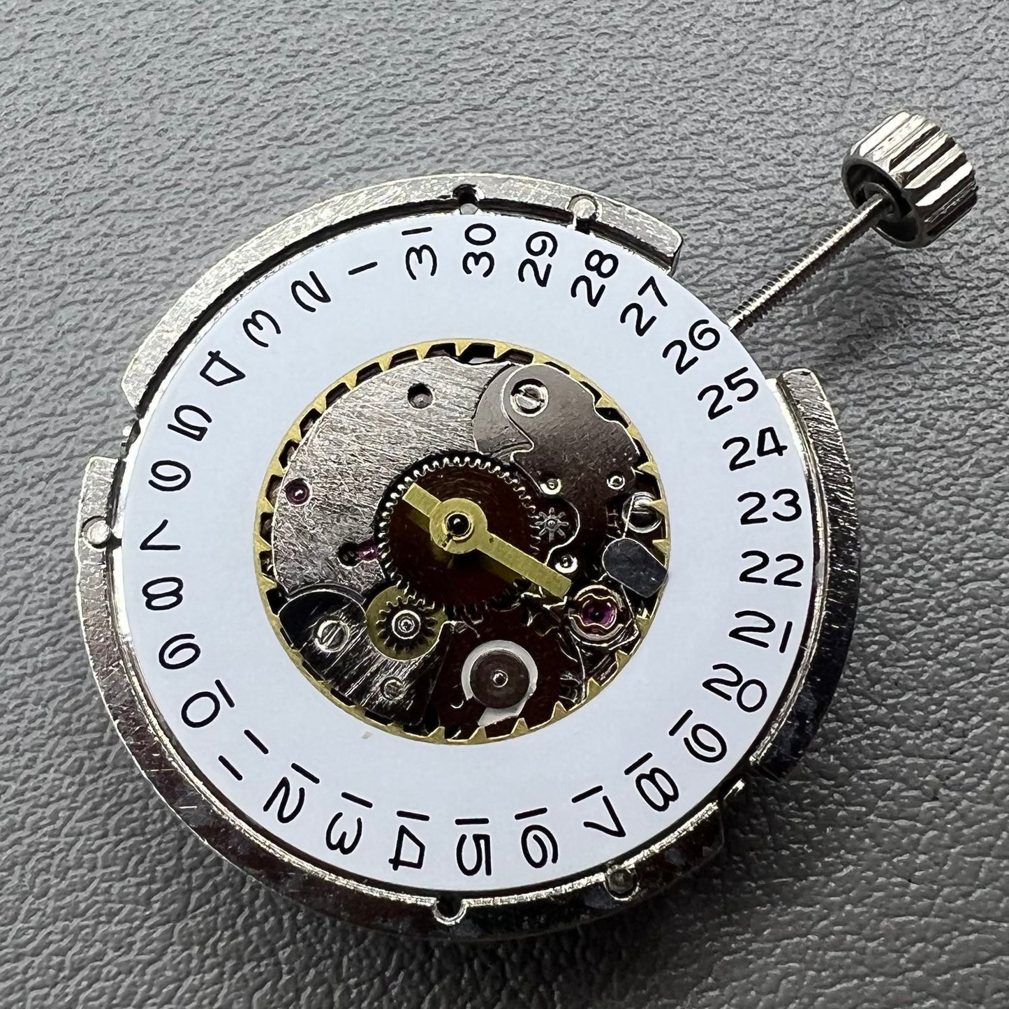 Seagull ST6 Herren Automatik Uhr mit mechanischem Werk, Datum bei 3 Uhr, drei Zeiger Kalender, elegante Herrenuhr