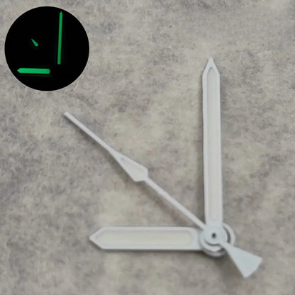 Black NH35 Hands For NH34 NH35 4R35 NH36 4R36 Movement Green luminous Watch