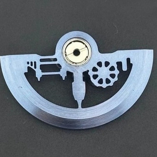 Modified Blue City Theme Hollow Rotor Oscillating Weight for NH35 NH36 Movement