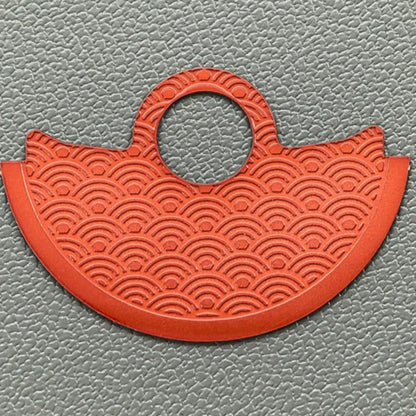 Red Wave Rotor Oscillating Weight Overlay Fit for NH35 NH36 7S26 4R35