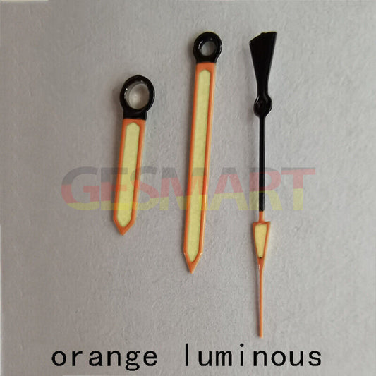 Orange Trim Orange Luminous Watch Hands for Movement NH36 NH35 7S26 Movement