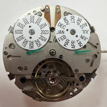 China Made multifunctional automatic watch with mechanical movement, perpetual calendar, and 5 hands for precision timekeeping.