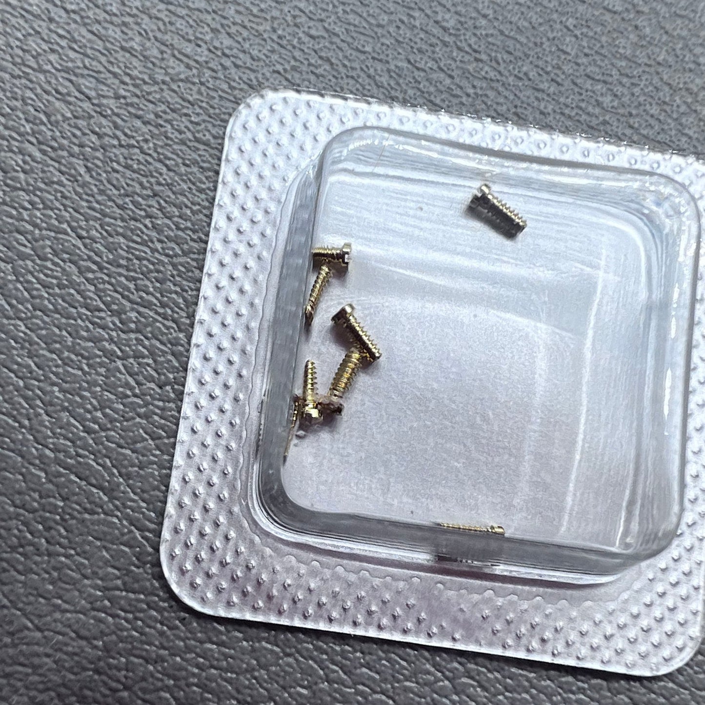Men Golden 3x1mm Watch Back Cover Screws Slotted Screws Watch Part for Cartier Watches