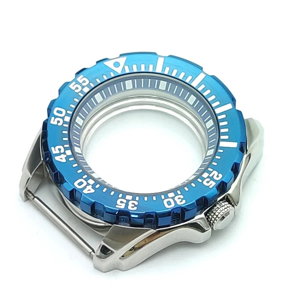 44MM Watch Case For NH35A/NH36 Movement Replacement Parts Stainless Steel Mechanical Watch Case For NH35A/NH36 Movement Case