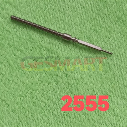 Movement watch winding stem for China Made ST2555, spare part enhancing watch repair precision.