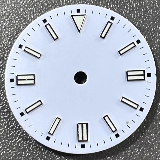 28.5mm Blue Lume Light Purple Watch Dial For ETA2836 2824 Miyota 8205 8215