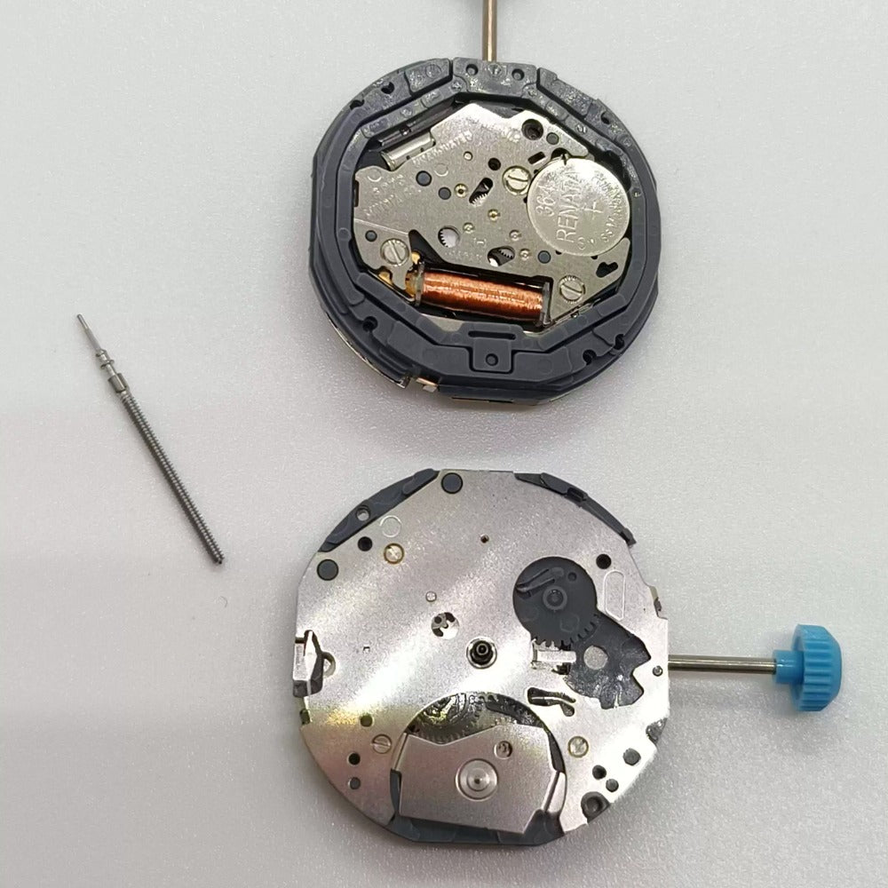 Japan Made Miyota 6P73 quartz watch movement, precise timekeeping component for repair and replacement.