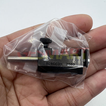 Bergeon 2002 Swiss precision tool for shortening winding stems in watch repairs and adjustments.