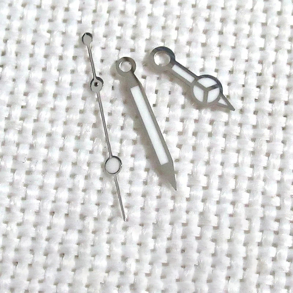 Luminous watch hands for 3135 movement, compatible with Rolex 116655, 116613, 116610 models, ideal for repairs.