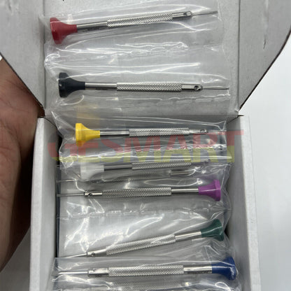 Bergeon 30081-S10 ergonomic watchmakers screwdrivers set with rotating stand for precise watch repair