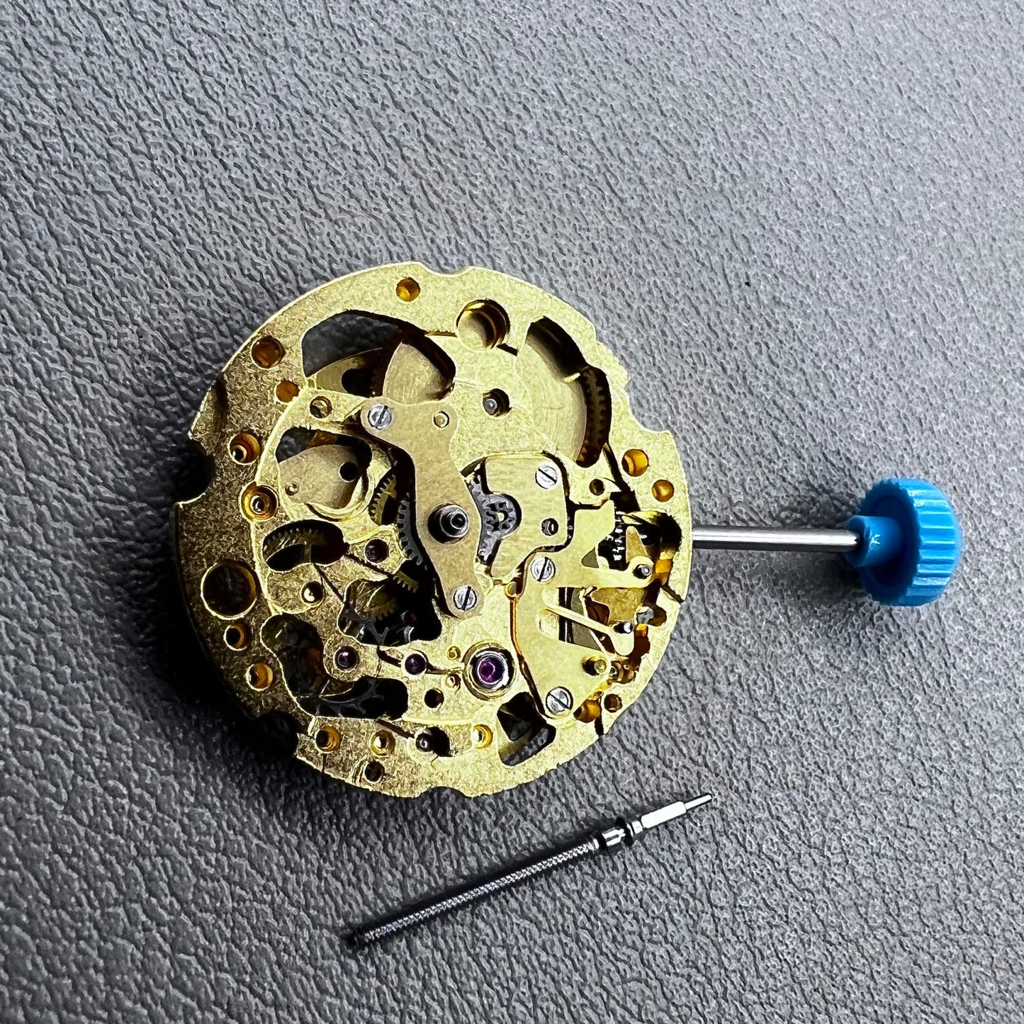 Japan Miyota 6T33 Golden Hollow Hand-winding Mechanical Movement 3 Hands