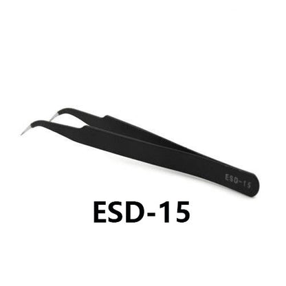 ESD Stainless Steel Tweezers Anti Magnetic Acid resistant and Corrosion-Resistant