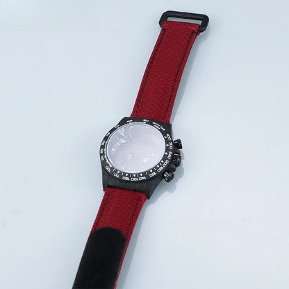4130/VK63 38.0mm Carbon Fiber Case Popular Nylon Cowhide Strap Fastener