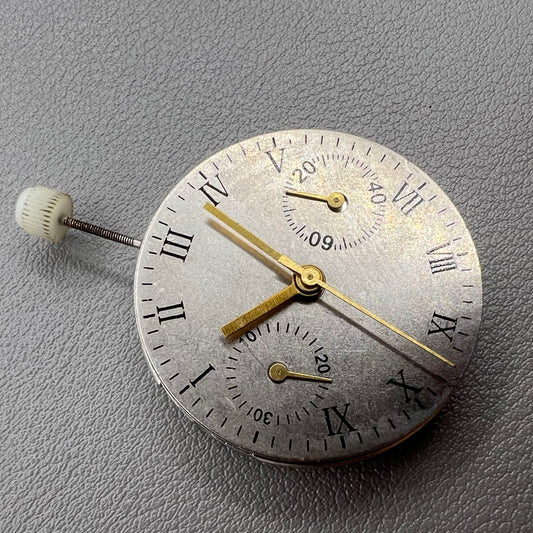 China 7750 Chronographenbewegung 2 Hände kleiner Sekunde @6 @12
