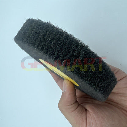 Bergeon 6085-E4 ultra fine abrasive wheel for satin finishing watch metal surfaces.