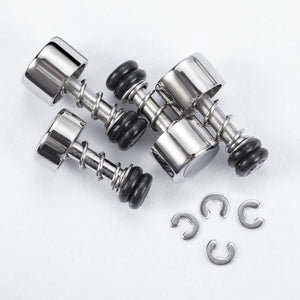 4pcs Silver Watch Repair Push Buttons for Casio DW5600 Waterproof Stainless Steel Buttons