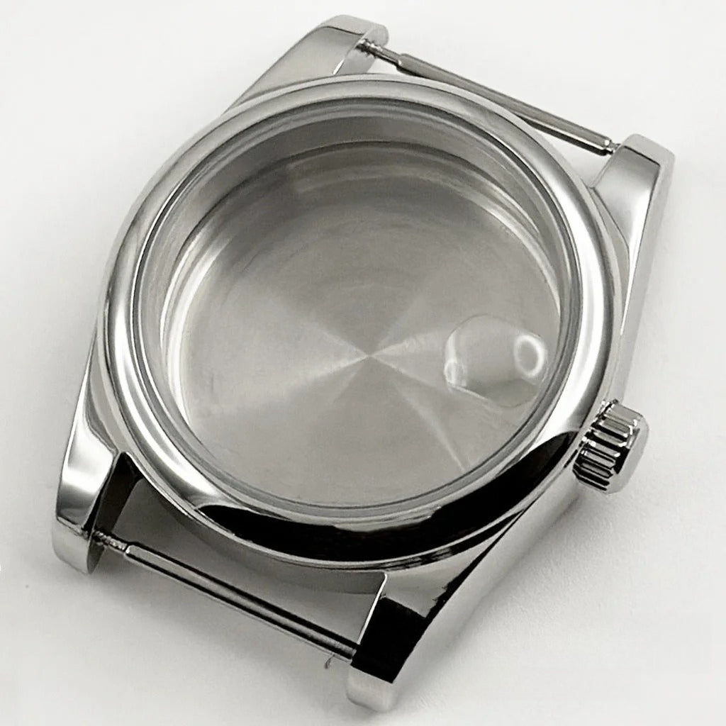 36MM/40MM Round Bezel Watch Case Sapphire Crystal for NH34 NH35 NH36 ETA2824