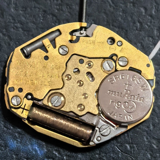 Japan Made Miyota 4T24 Quartz Movement Disassembled Movement 2 Hands Watch Part