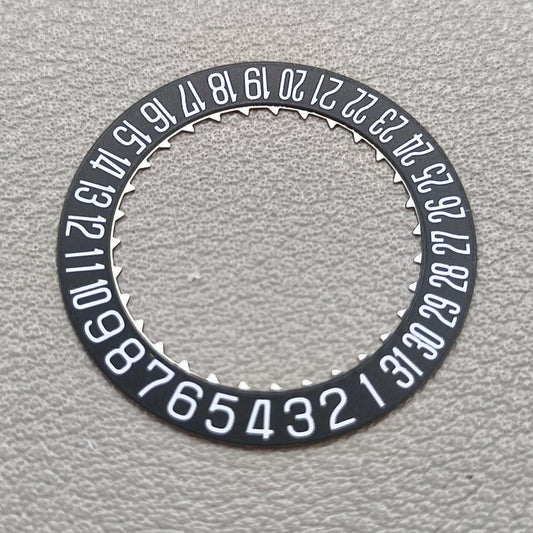 Replacement Black Date Disk Wheel Date Wheel for Miyota 9015 Movement Date@6
