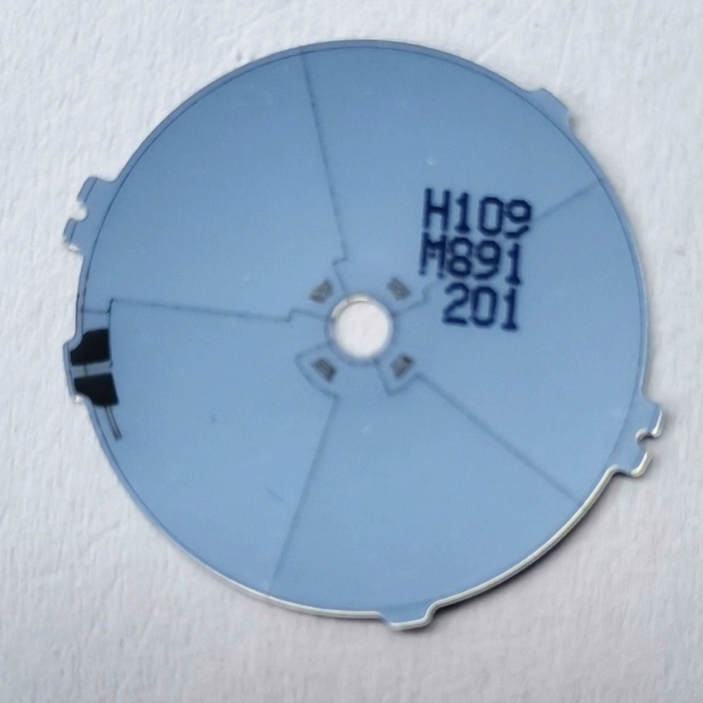 Seiko 1B21 quartz watch solar panel charging board, authentic Japan-made component for precise timekeeping.